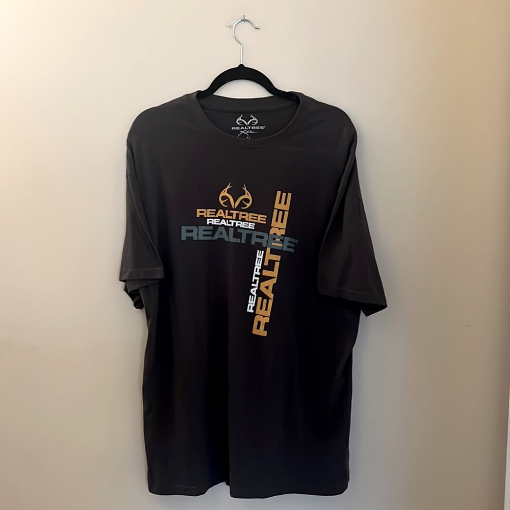 Realtree Xtra Men’s Size XL Dark Grey T-shirt